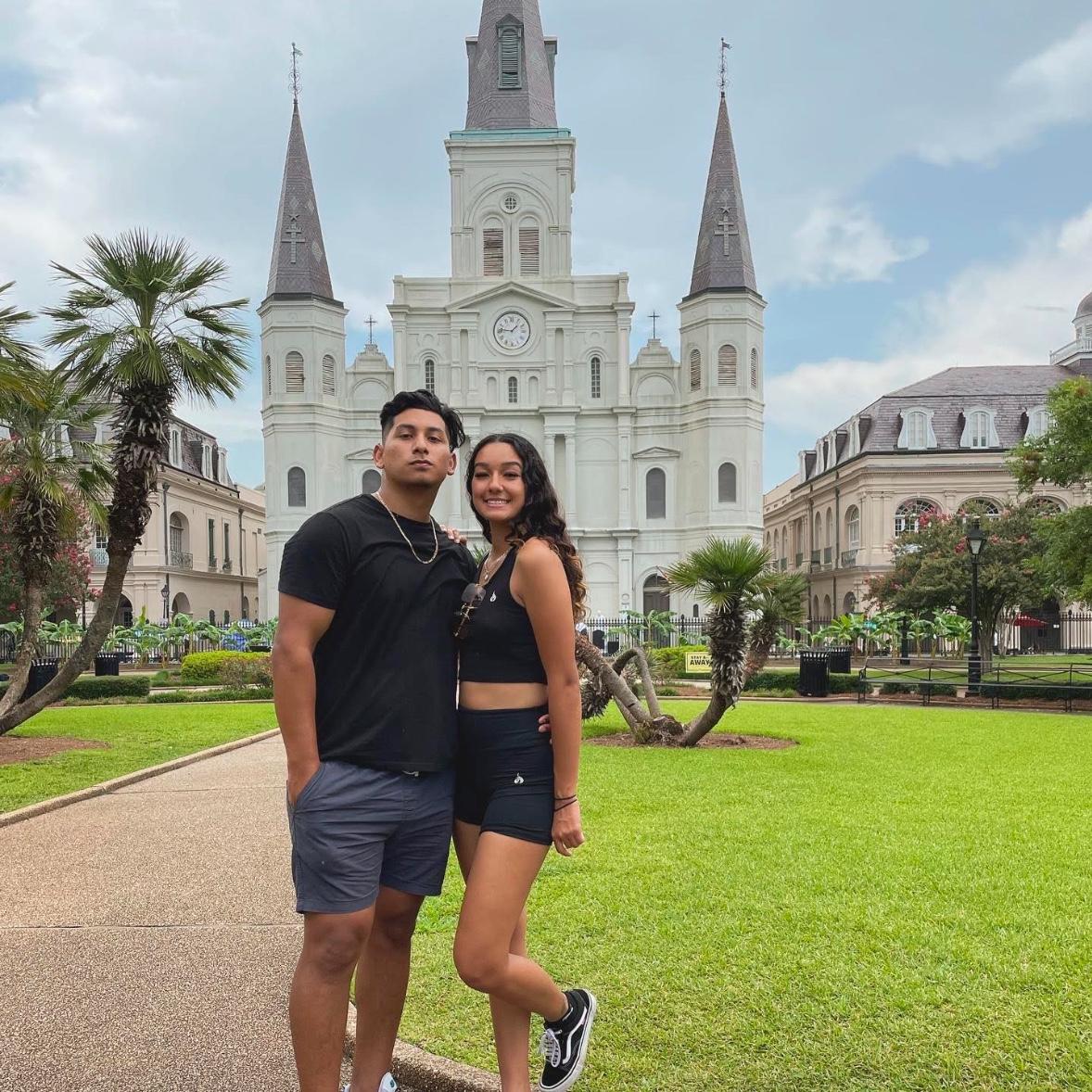 Our first anniversary in New Orleans