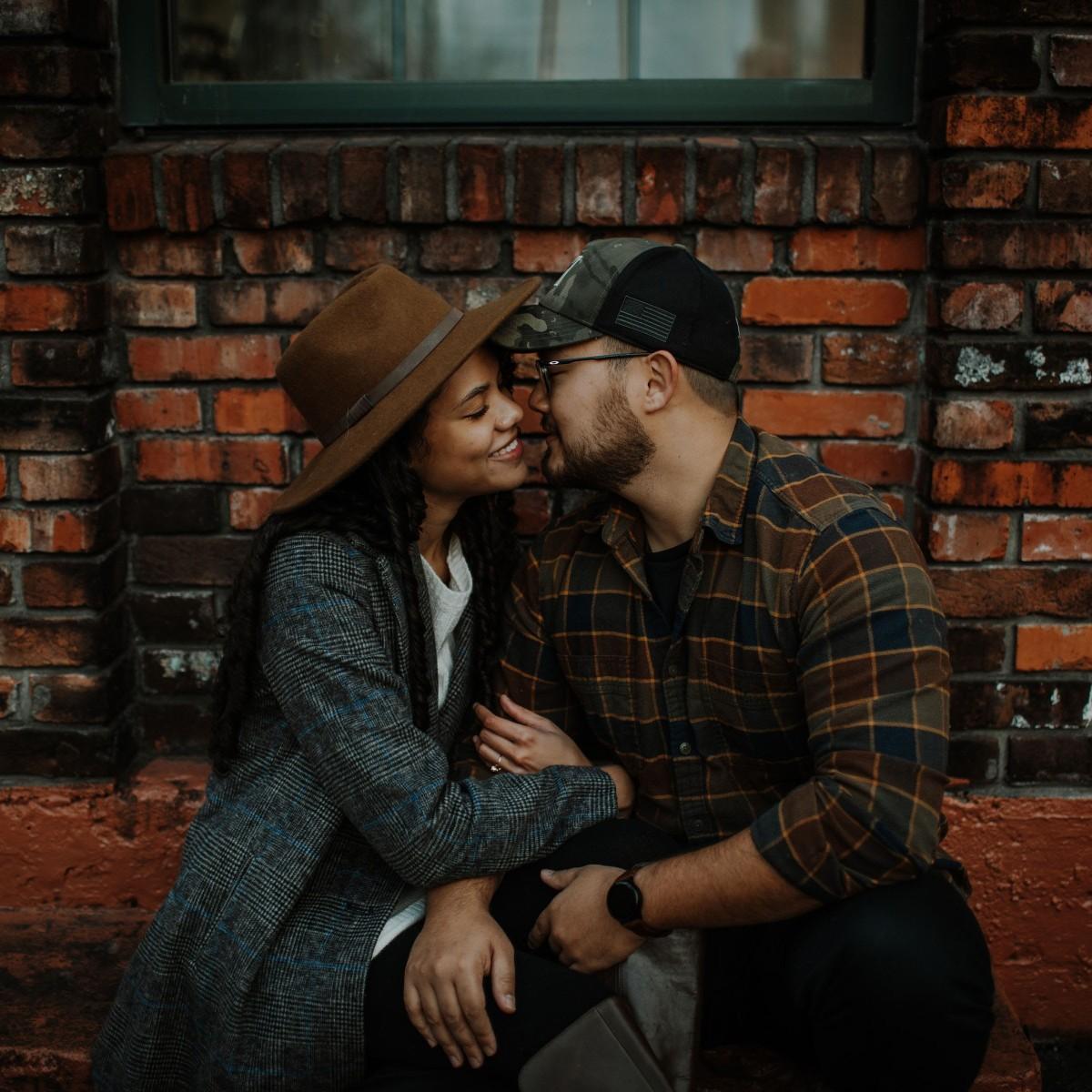 Engagement shoot at Buffalo Trace Distillery 11/15/2021