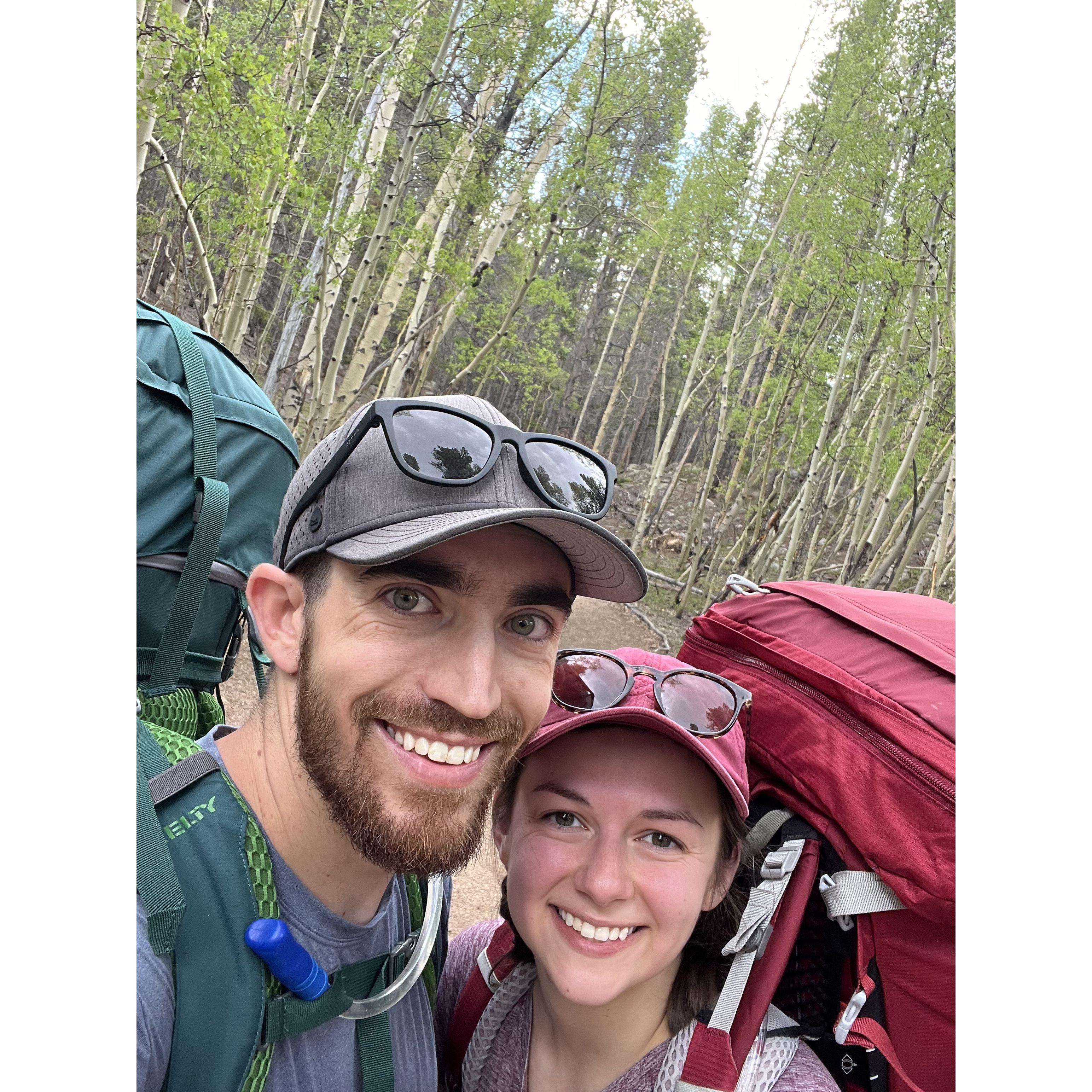 This was taken ~12 hours before our first backpacking trip culminated with booking an Airbnb from the top of the Rockies - acclimatizing is real, folks!