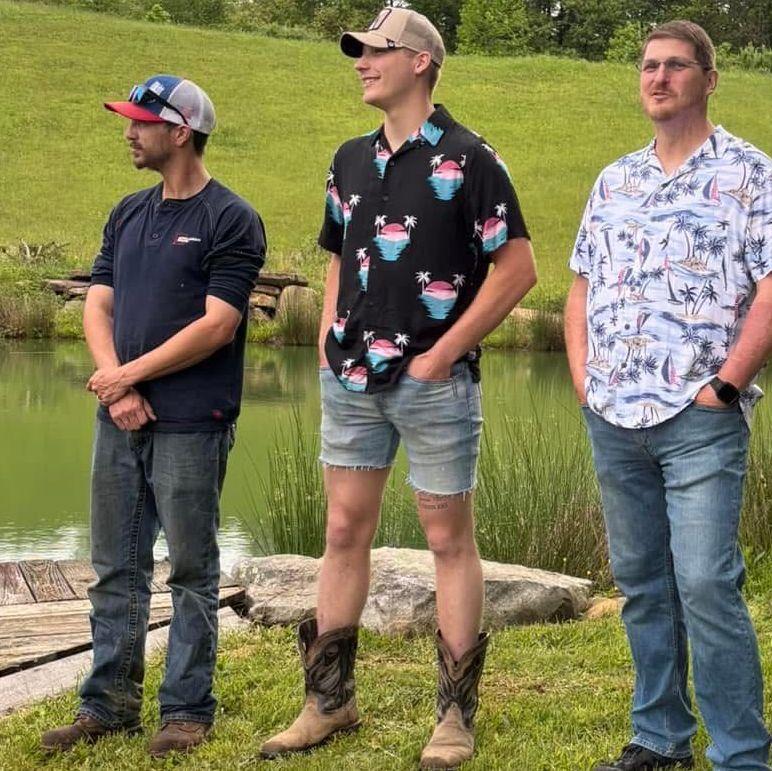 How Jake walked into Lucy and Trey's rehearsal dinner. It's safe to say he didn't know Melody would be there.