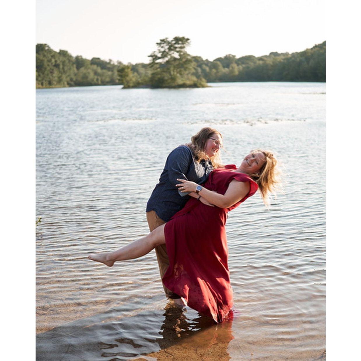 Engagement photo by Amy