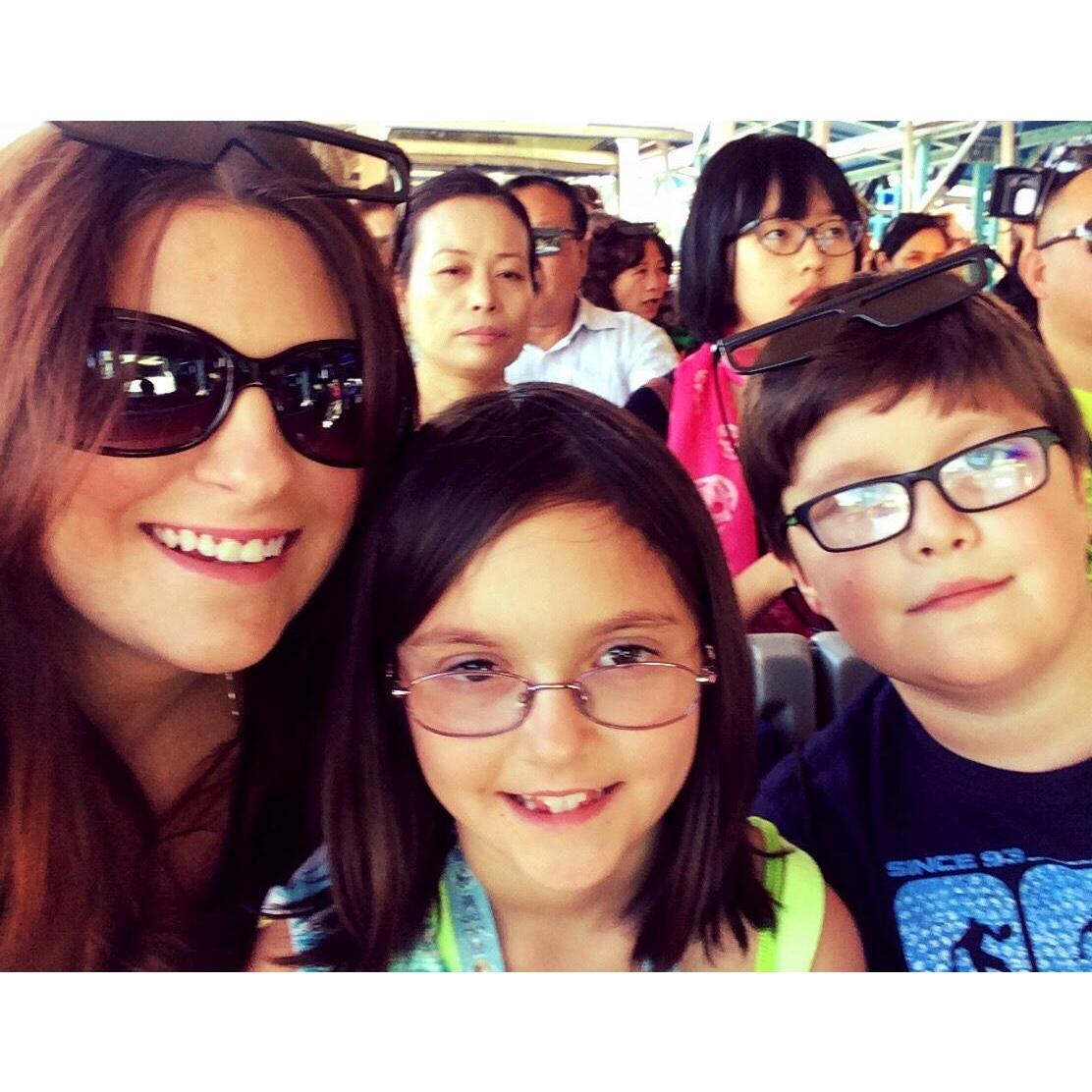 They love their mama and she wouldn't trade them for anything in the world.