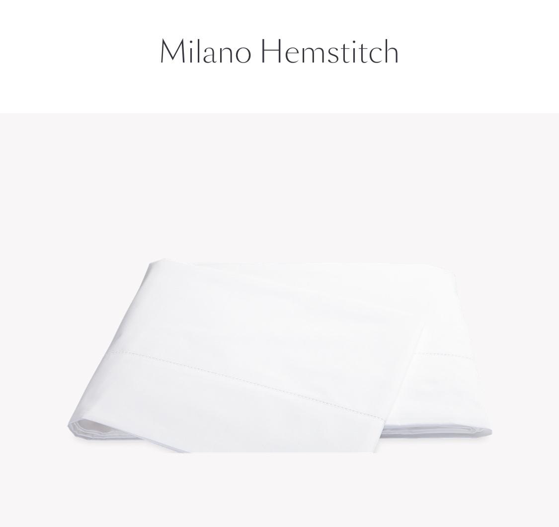 Matouk Milano Hemstitch Flat Sheet