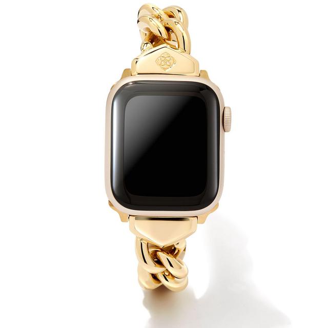 Whitley Chain Watch Band in Gold Tone Stainless Steel