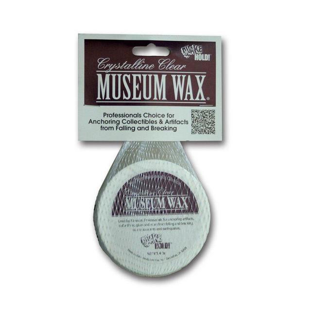QUAKE HOLD! Ready America Quake Hold Museum Wax, 4 Oz, Clear, Crystalline