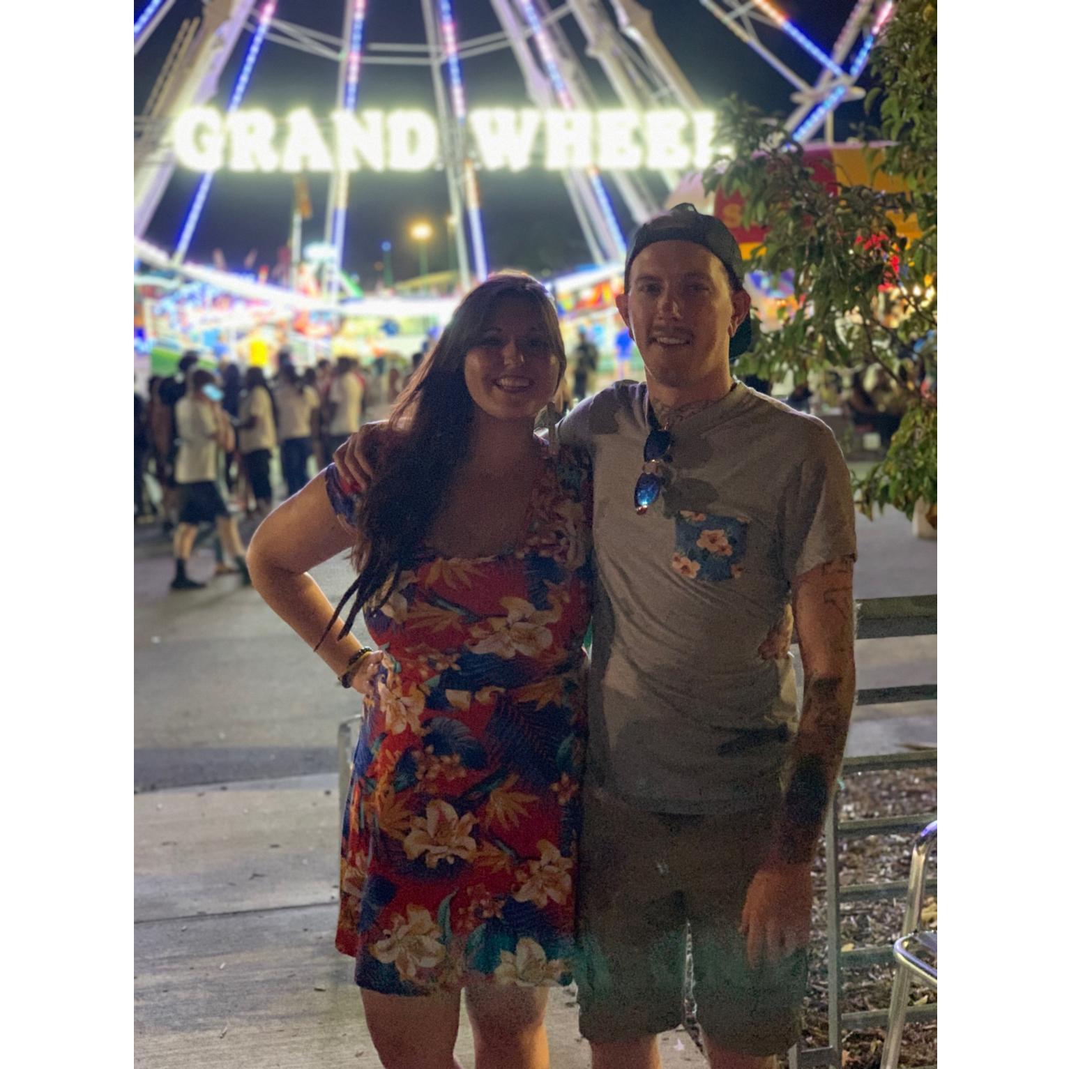 Iowa State Fair 2019. Fun Fact- Zach had never been to the Iowa State Fair until he met me