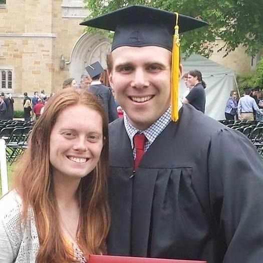 May 2015: Steve's college graduation from Grove City.