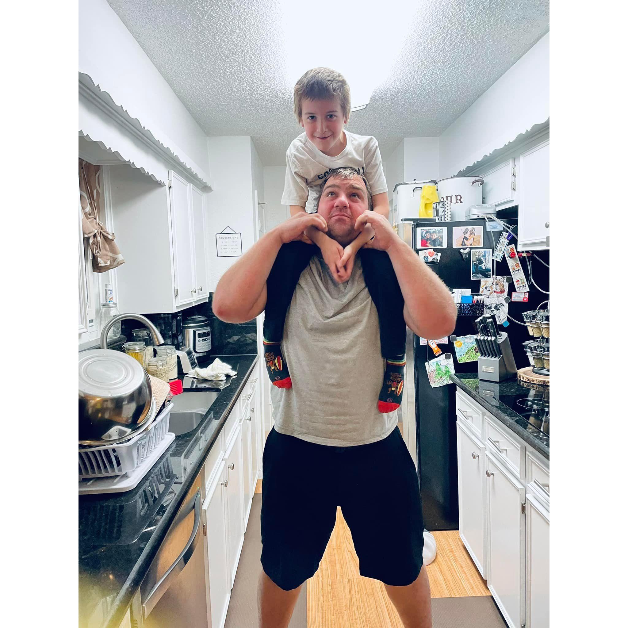 They trust him and love him so much. It was around mid 2022 Corbin and Evan started to ask Kathryn and Aaron when they were going to get married!