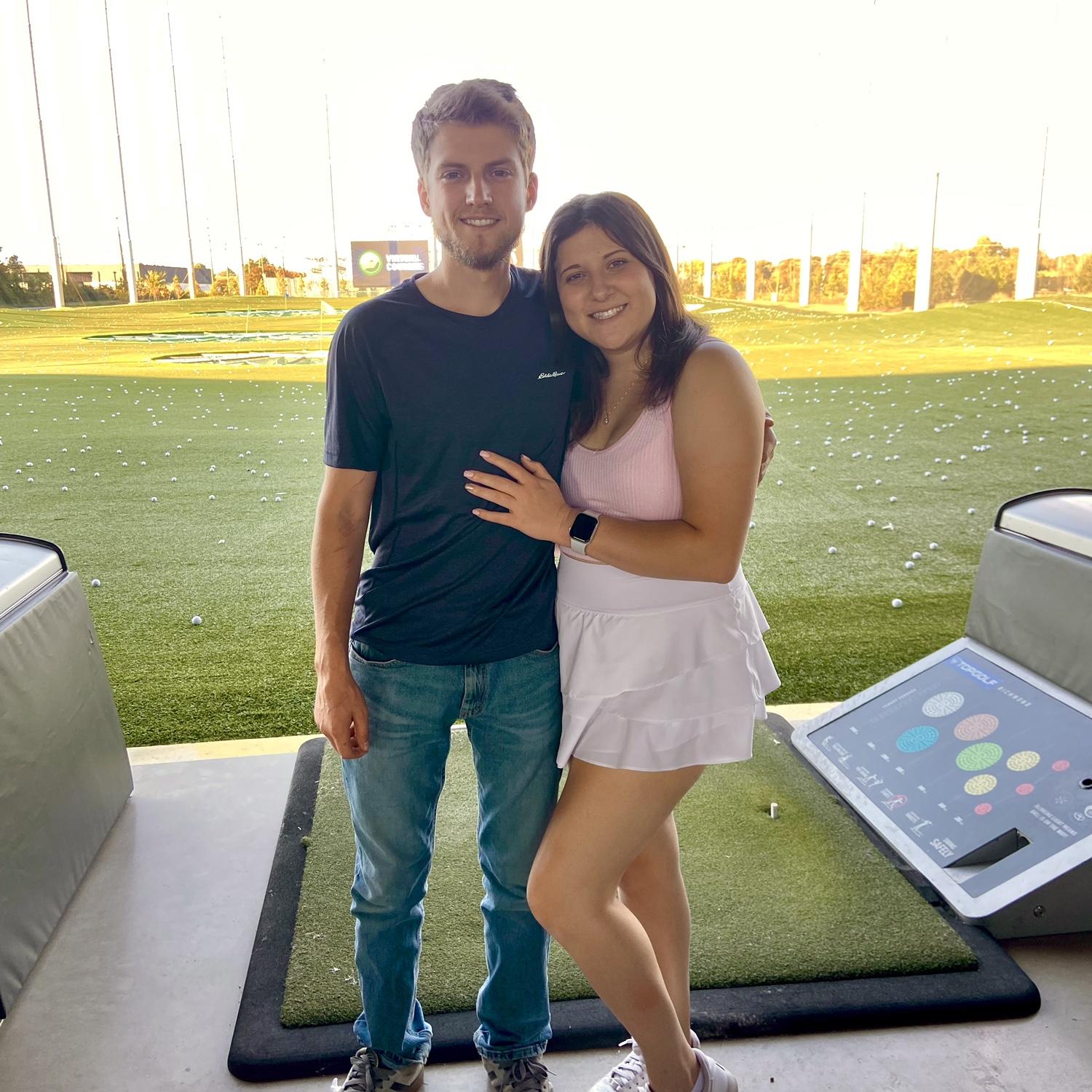 Top Golf for Julia's 22nd birthday!