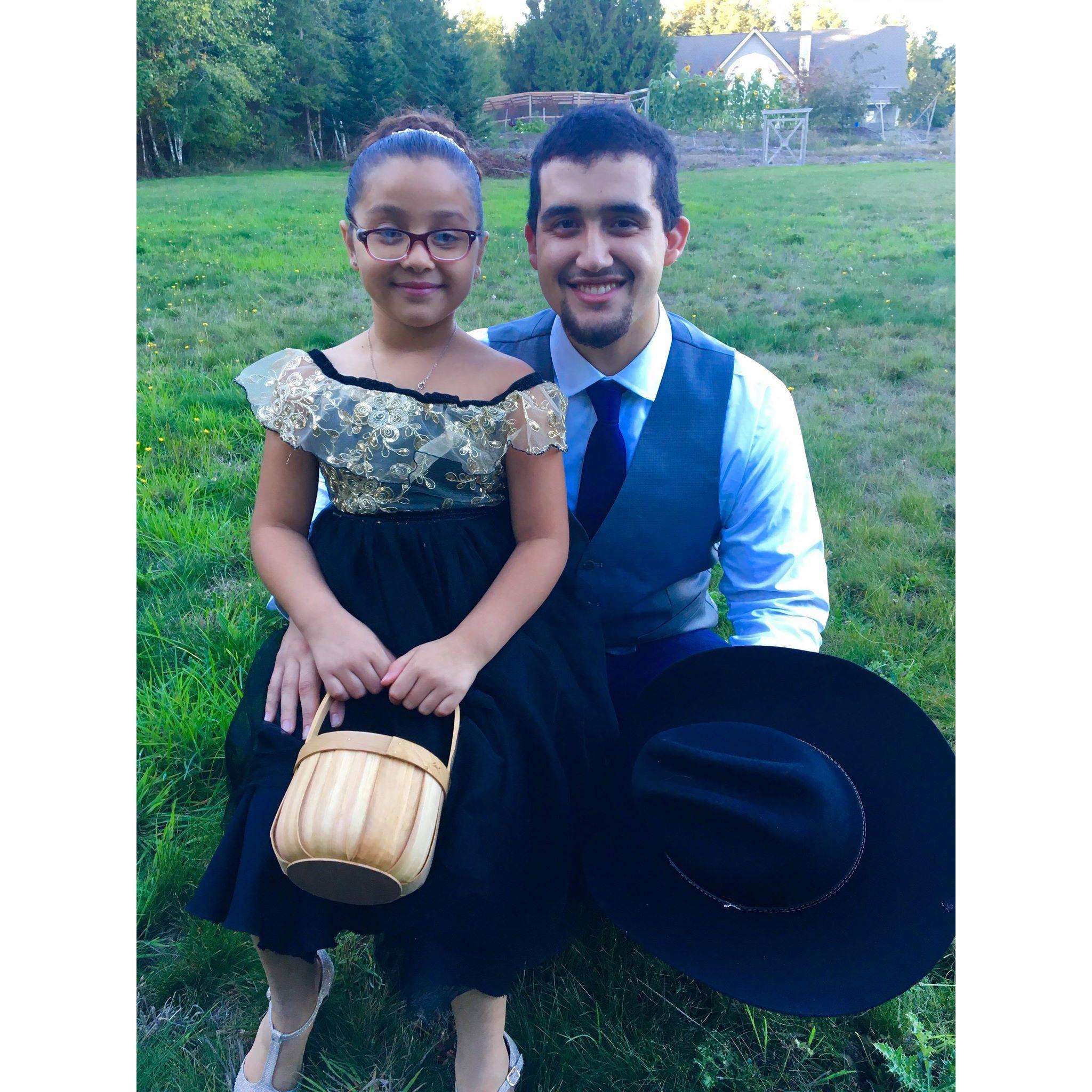 Jose and his pretty little sister Rosa