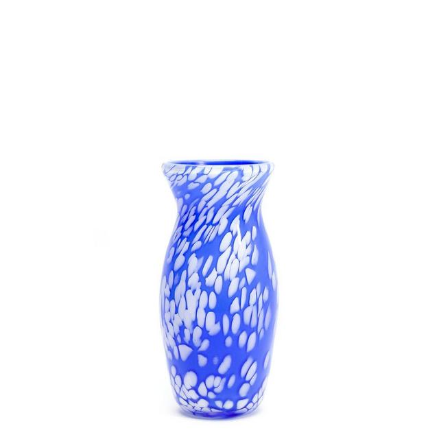 Paul Arnhold Sky Blue/White Spotted Vase
