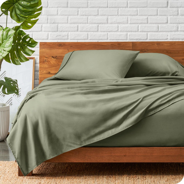 King Sage 4 Piece Ultra-Soft Double Brushed Sheet Set by Bare Home