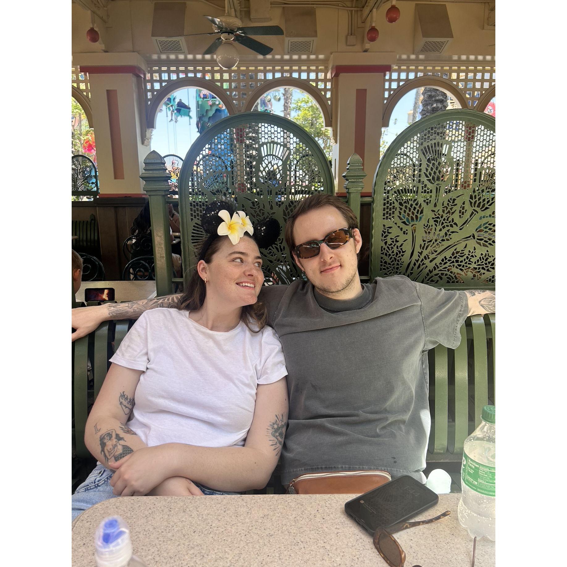 Disneyland when Natalie's friend Shannon came to visit. Disneyland is always fun and easy to take visitors!