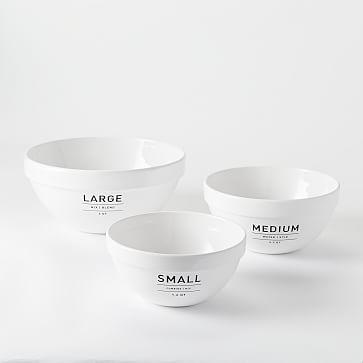 Utility Kitchen Collection, Mixing Bowls, Set of 3