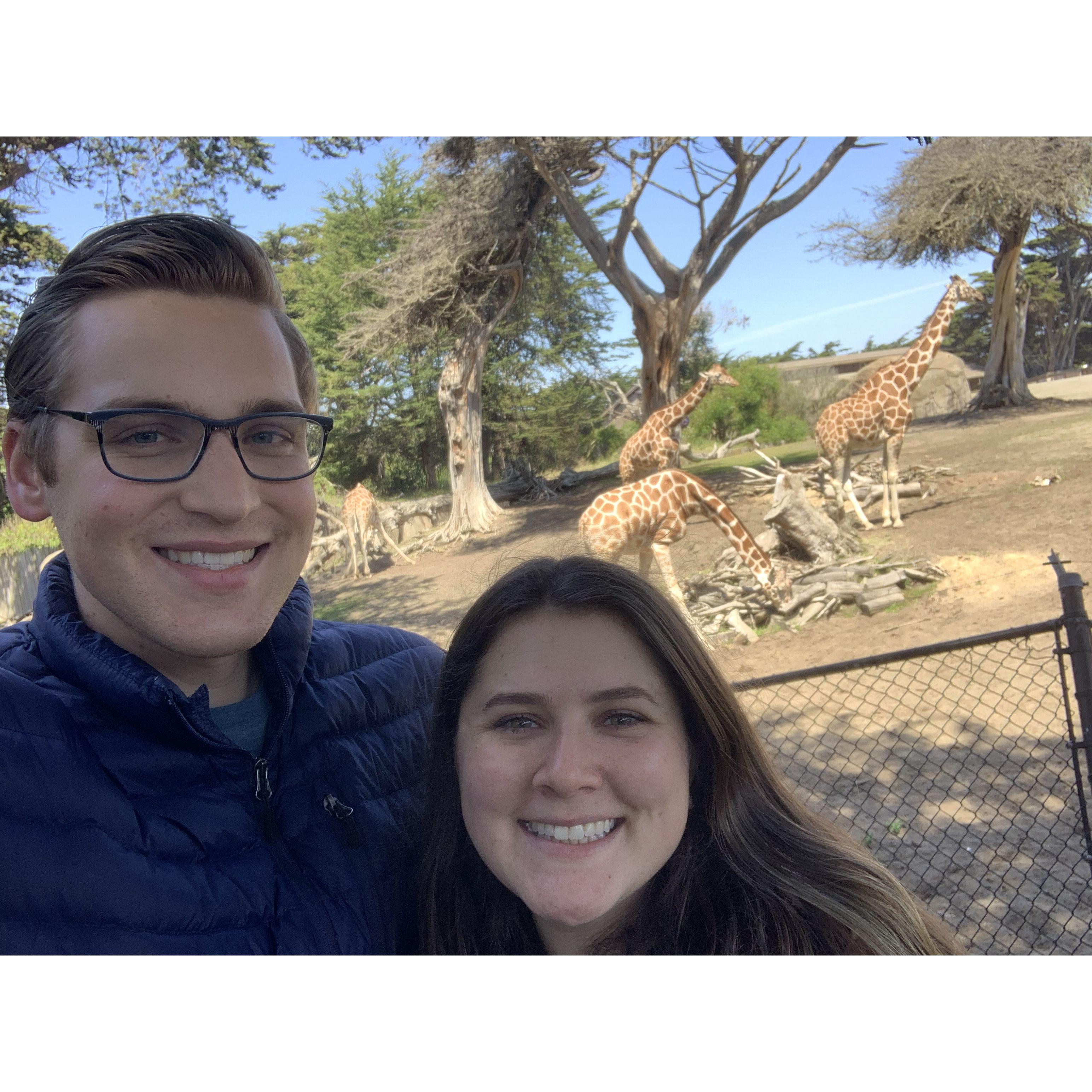 San Francisco Zoo date for our 7-year anniversary (2022)