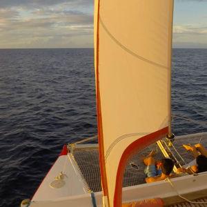Sunset Catamaran Cruise in Moorea