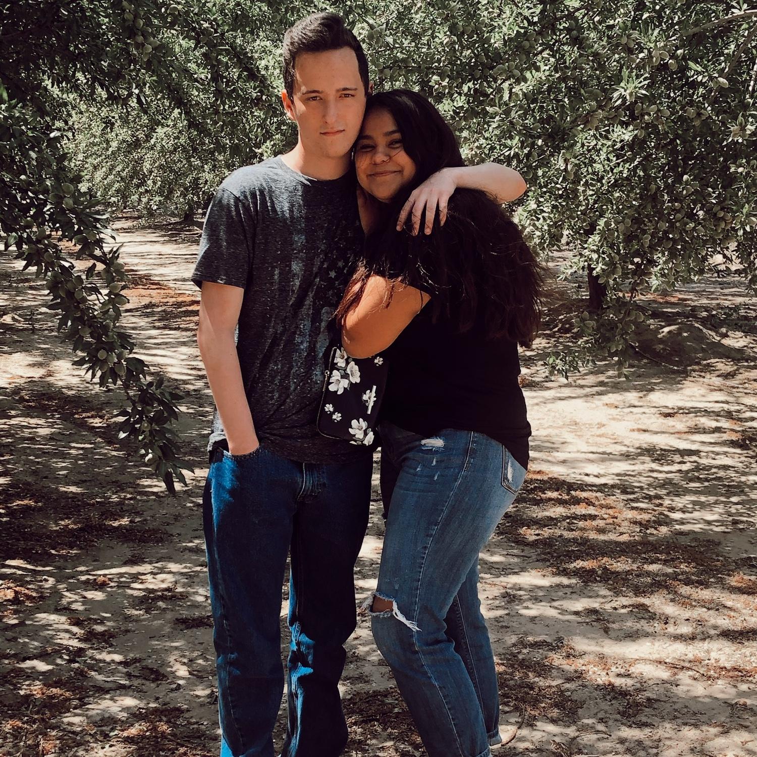 One of the first few photos we took together in 2021