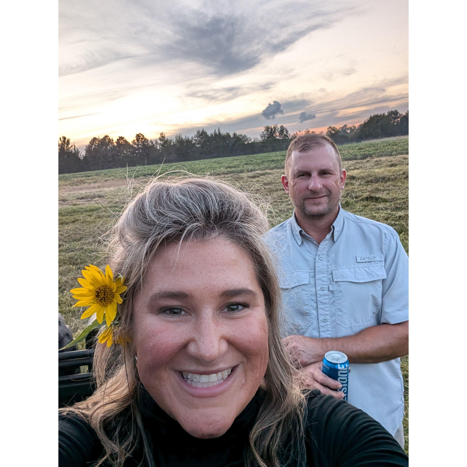 Out on the farm.