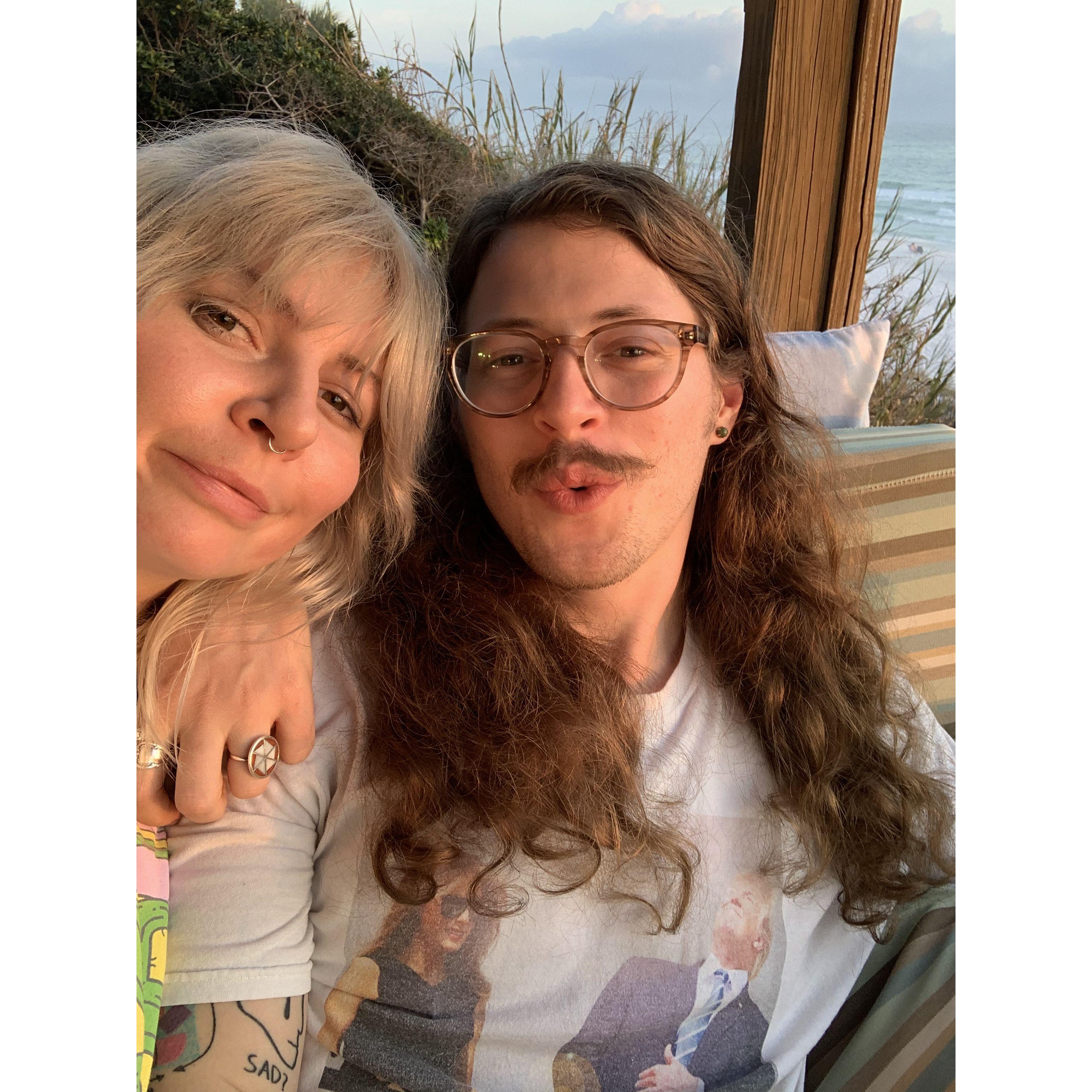 Our first Thanksgiving at East Of The Sun together. I invited Dana to meet my family and got to show her where I grew up.