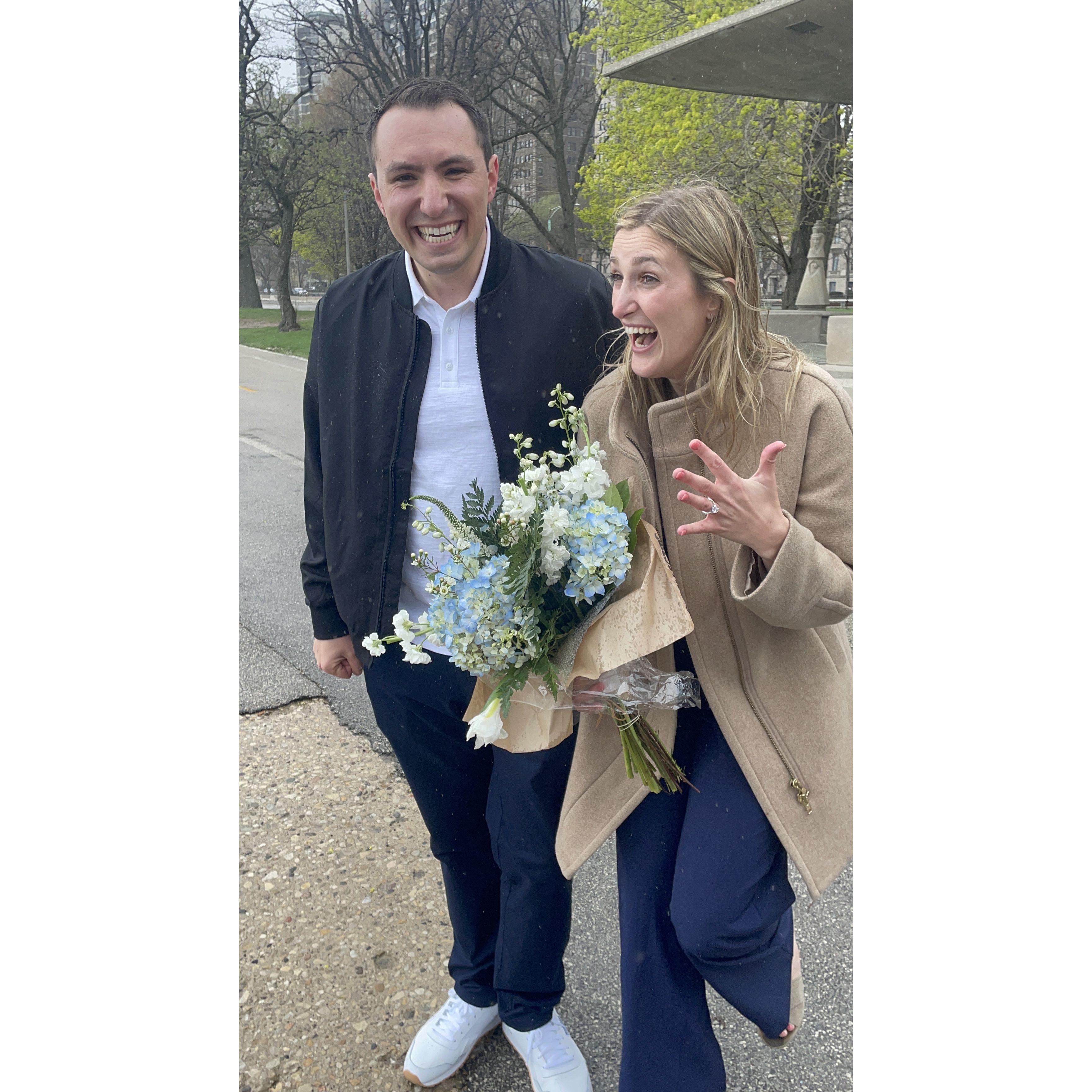 We're engaged!