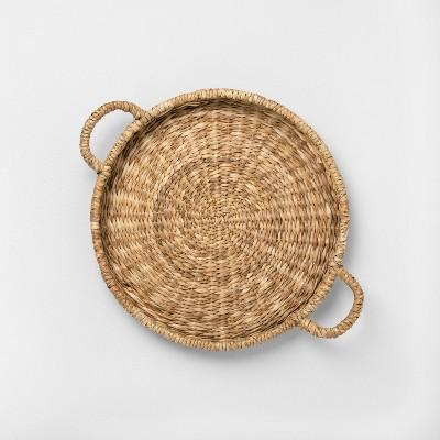 Woven Serve Tray with Handles - Hearth & Hand™ with Magnolia