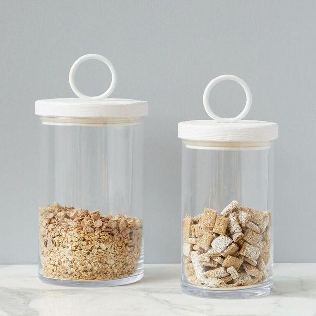 Bianca Iron Top Canister, Medium