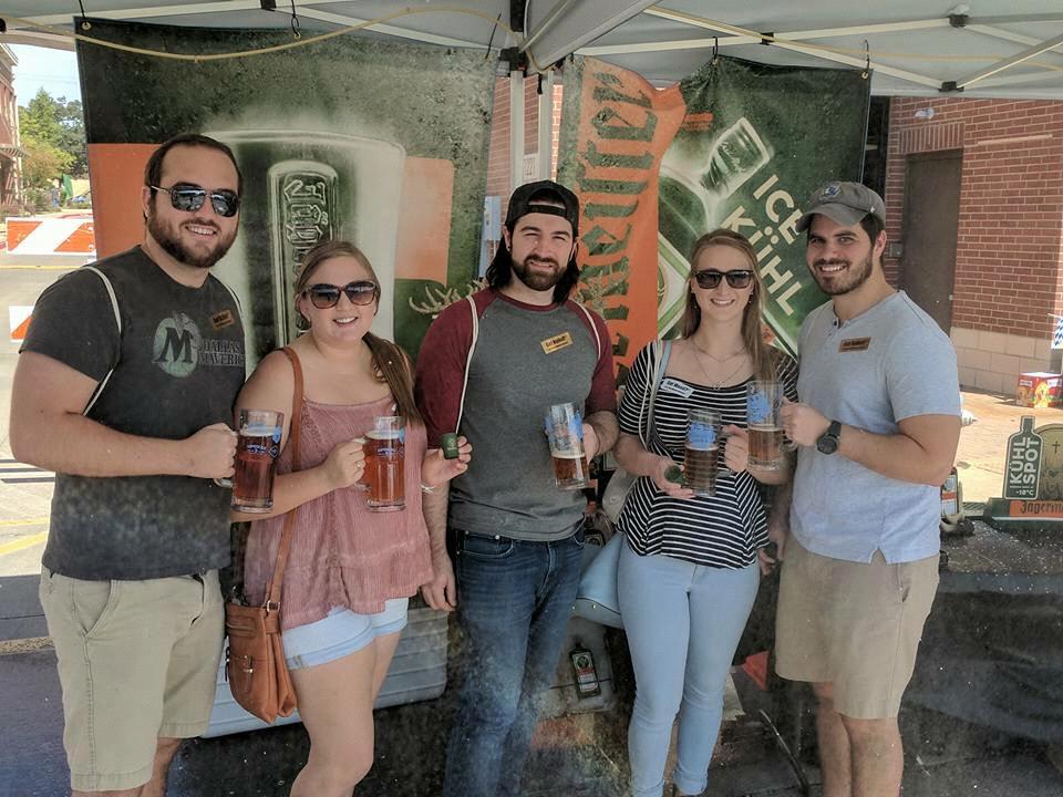 Oktoberfest Denton 2017 with Mr. and Mrs. Albrecht and my brother Jacob!
