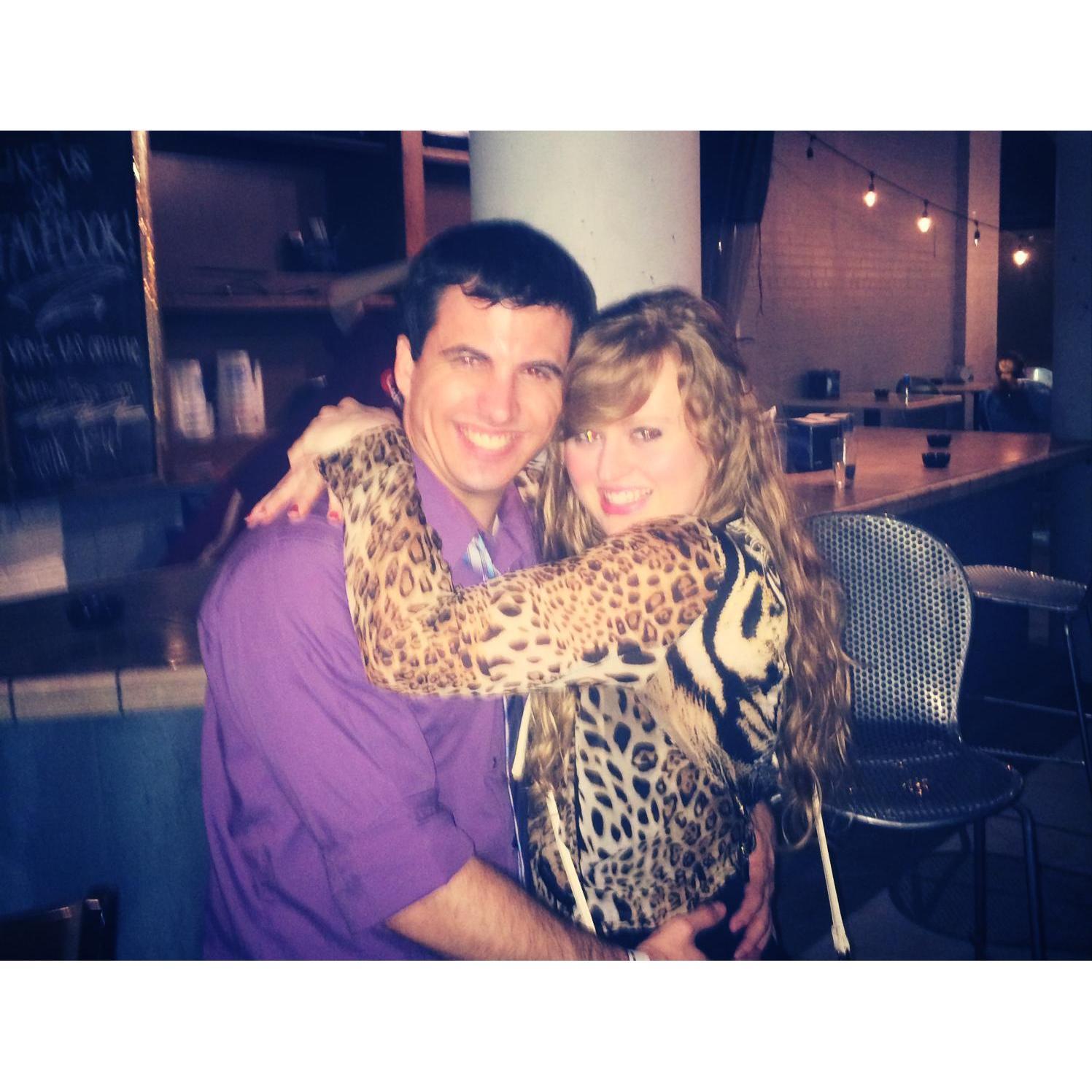 OUR VERY FIRST PICTURE TOGETHER! Dec 2013
