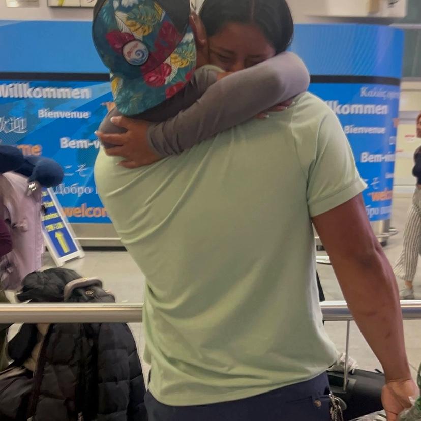 Best part of traveling is coming home to you.