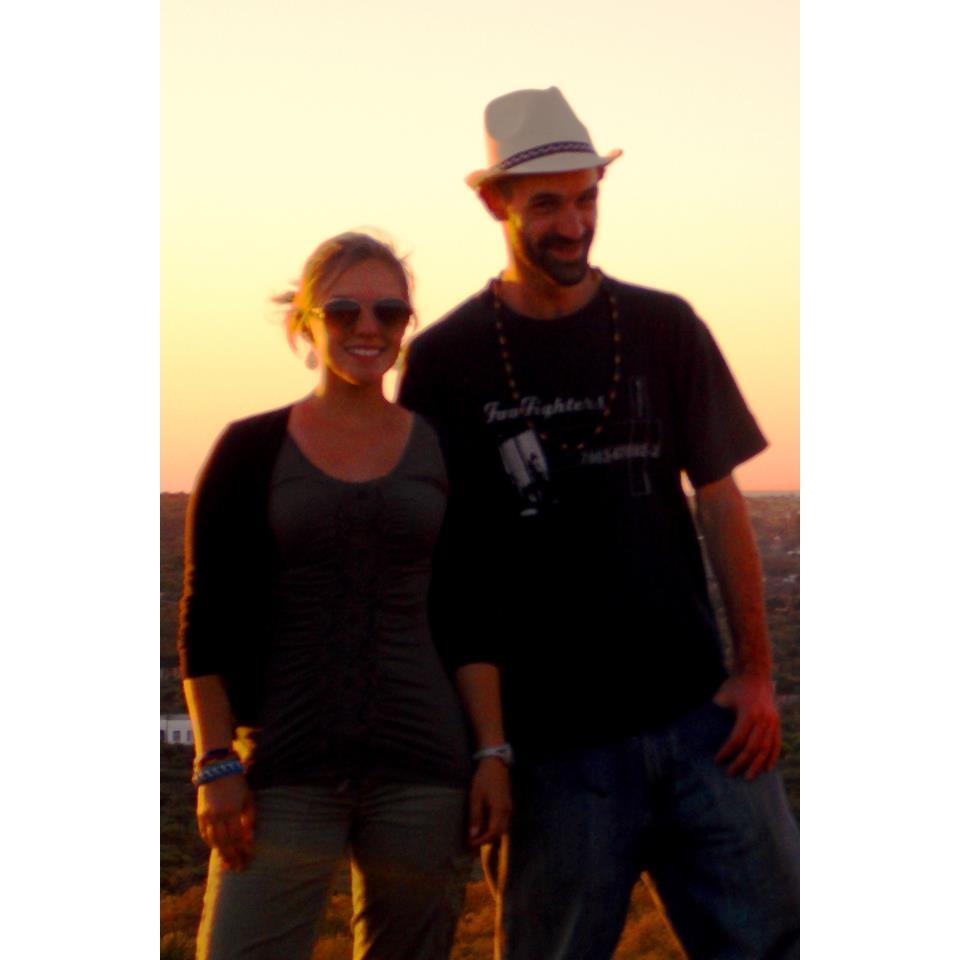 First hike together, Kanye, Botswana