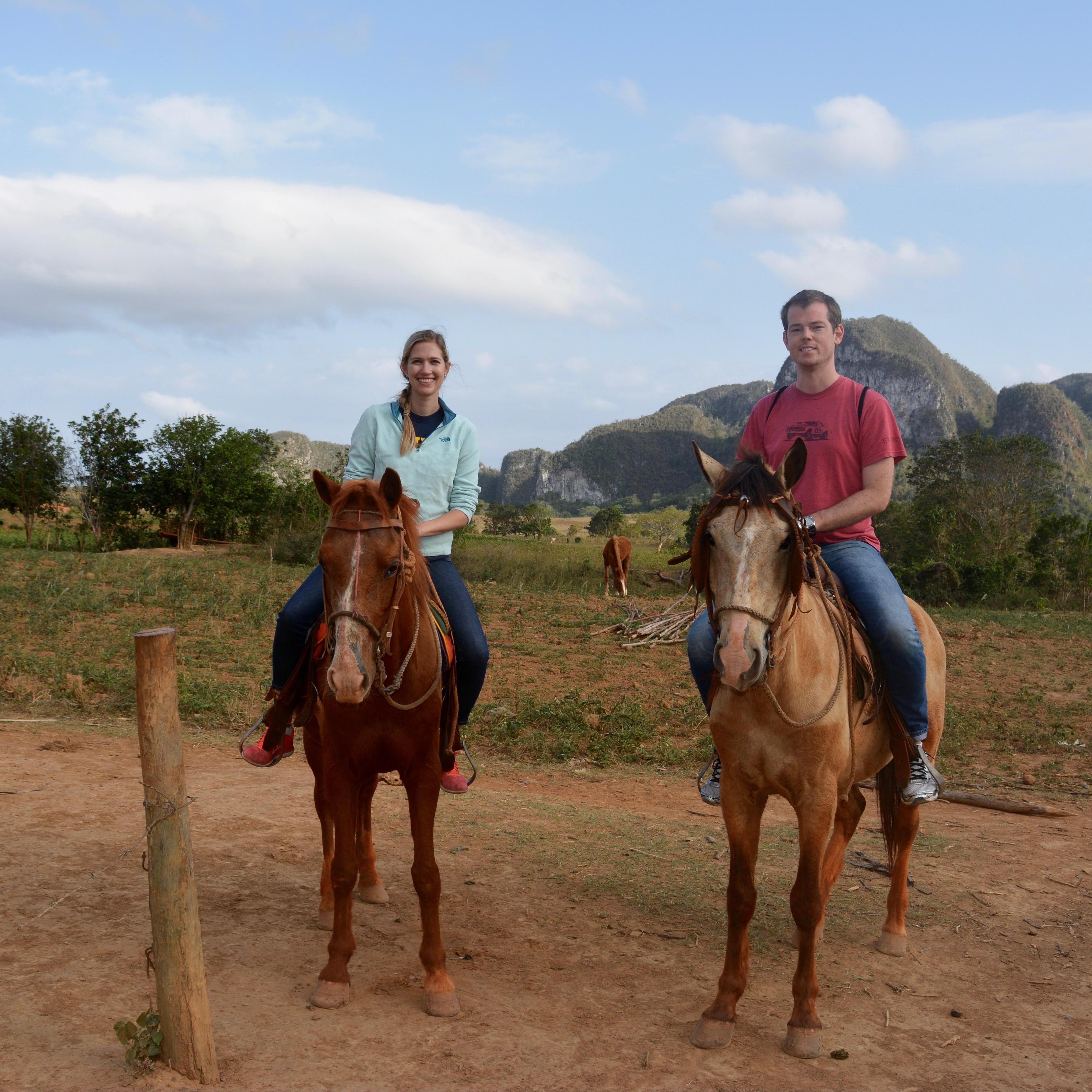 Morgan and Richard trying their hand at being Cuban Cowboys.
Vinales Valley National Park, Cuba 2017