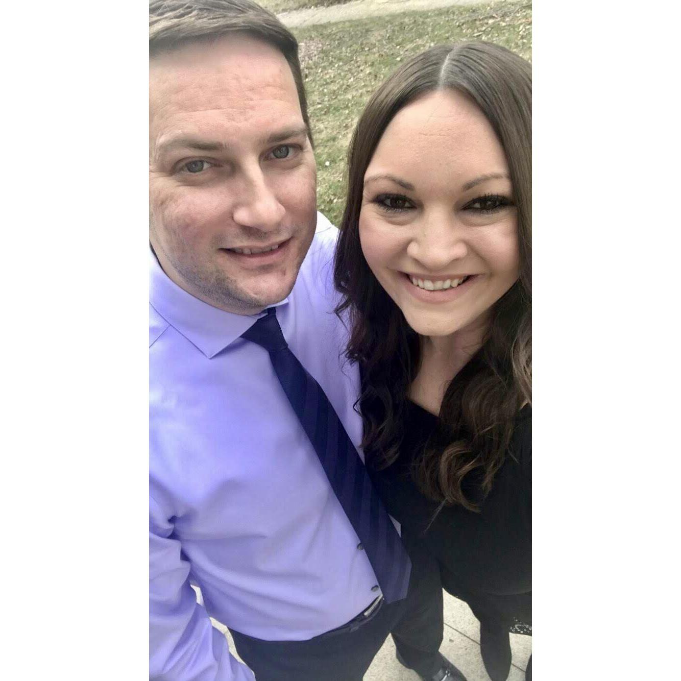Date night, we clean up good! 🥰
