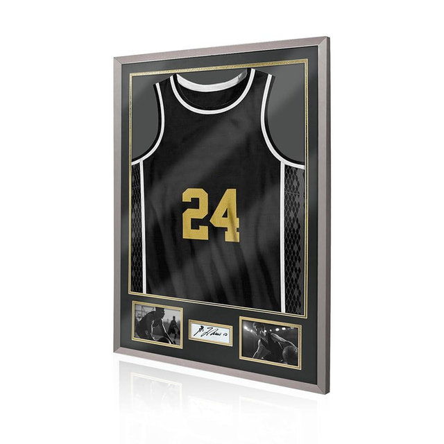 ASmileIndeep Jersey Frame Display Case, Solid Wood Large Sports Shirt Shadow Box with 98% UV Protection Acrylic, Jersey Frame for Football Baseball Basketball Hockey Jersey and Uniform, Grey