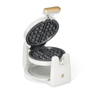 Beautiful Rotating Belgian Waffle Maker, White Icing by Drew Barrymore
