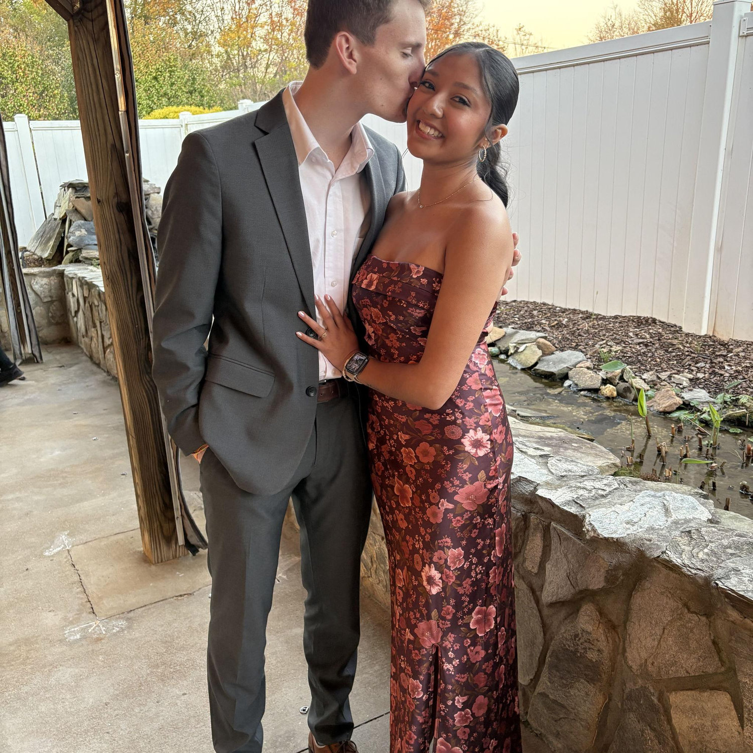 Our first wedding we went to together!