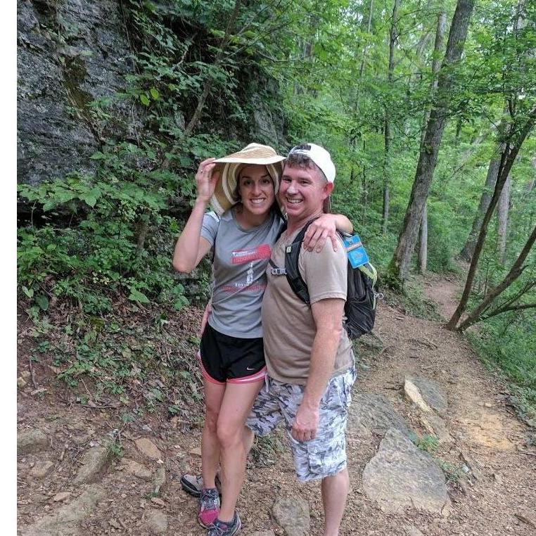 Adventure in Clifty Falls before we landed the venue!