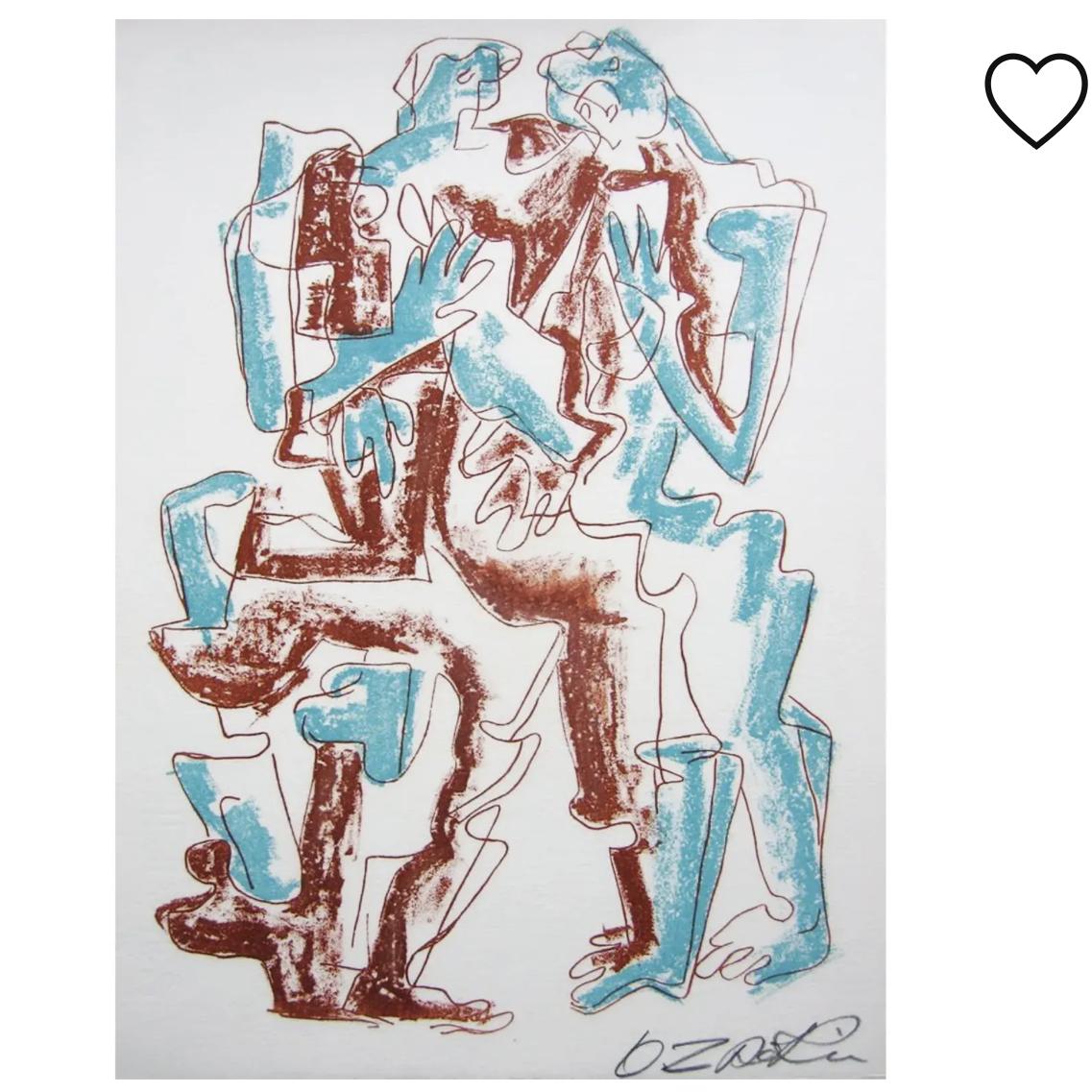 1968 Ossip Zadkine Original Signed Lithograph