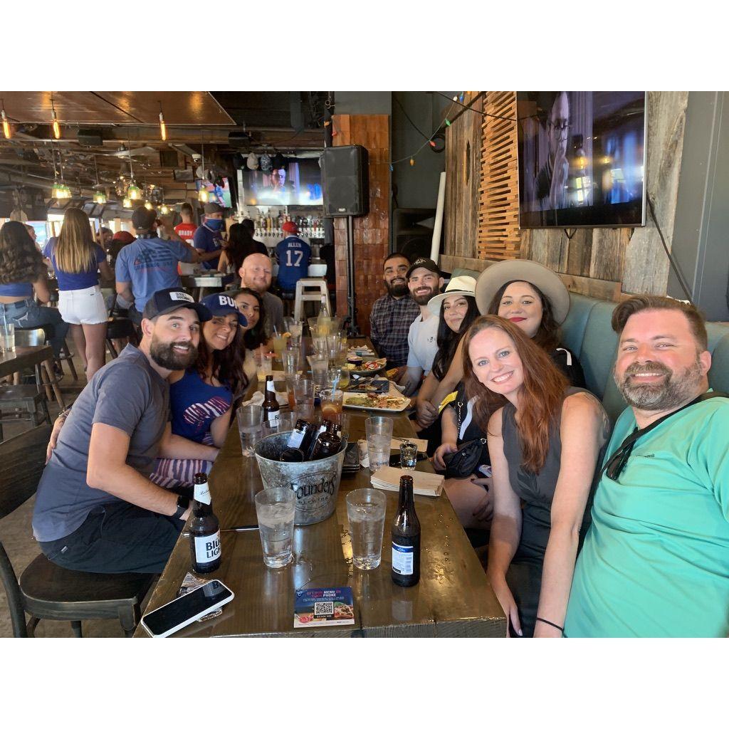 Go Bills! San Diego, CA
Dustin's first experience of Cayla blending all friends for birthday festivities!