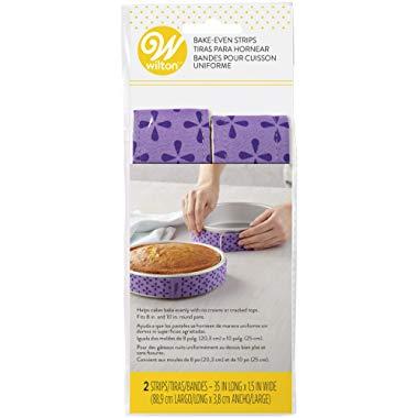 Wilton Bake-Even Cake Strips for Evenly Baked Cakes, 2-Piece