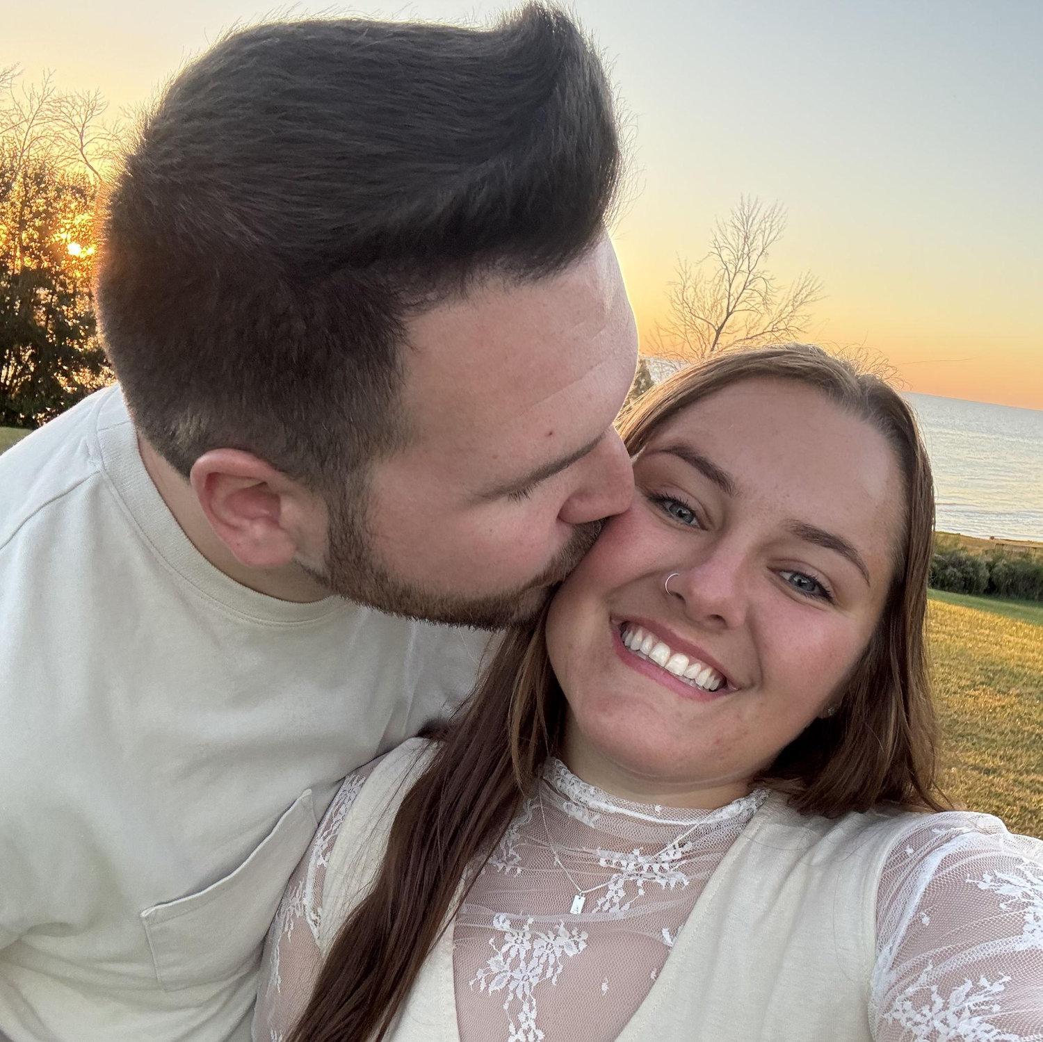 Right after our engagement pictures
