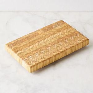 Larch Wood End-Grain Cutting Board, Small