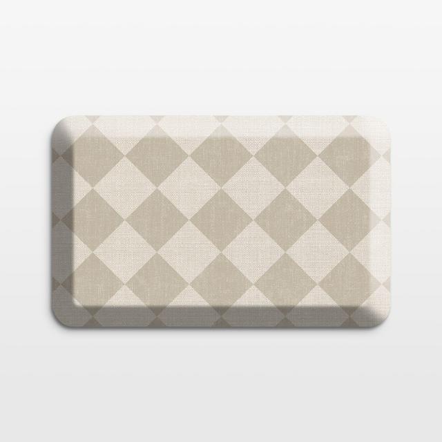 Gel Pro Diamond Beige Comfort Kitchen Mat, 20x32"