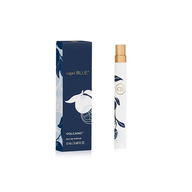 Capri Blue Eau de Parfum Spray Pen - Summer Fragrance - Mini Perfumes for Women - Travel Size Citrus Perfume with Notes of Tropical Fruits & Sugared Citrus (Volcano, 0.4 fl oz)