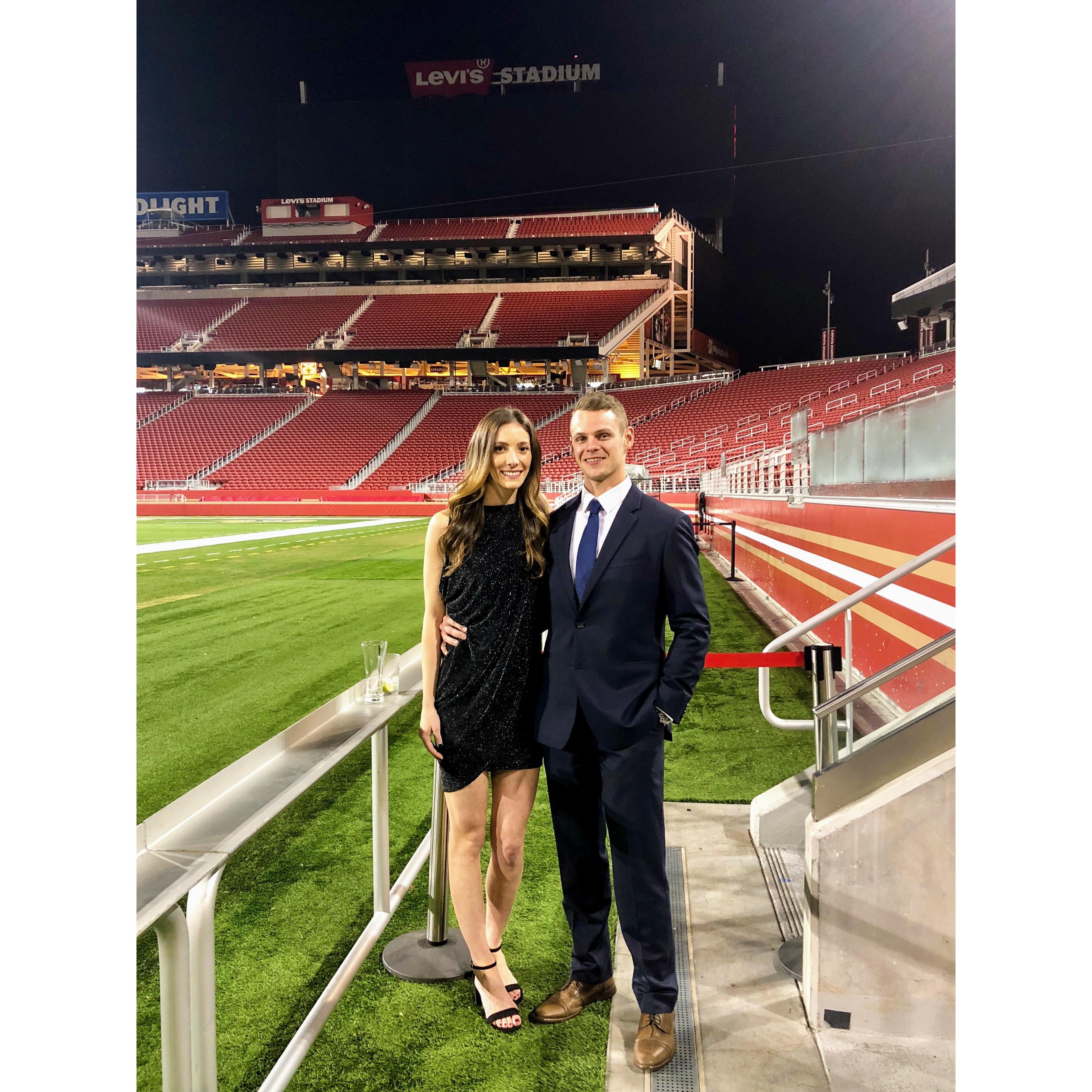 Levi Stadium holiday party 2018