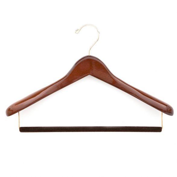 Wooden Suit Hanger - Medium, Traditional Finish