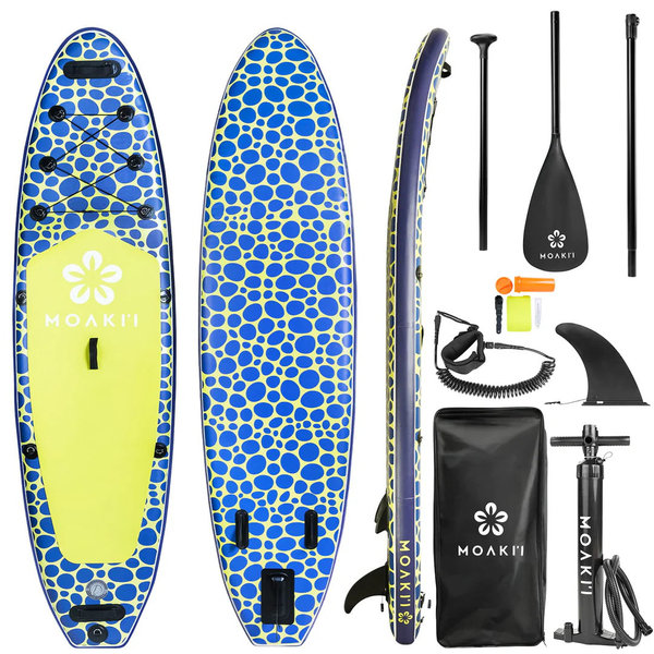 PATHFINDER - 10'8" Inflatable Paddle Board Complete Kit (Blue/Green)