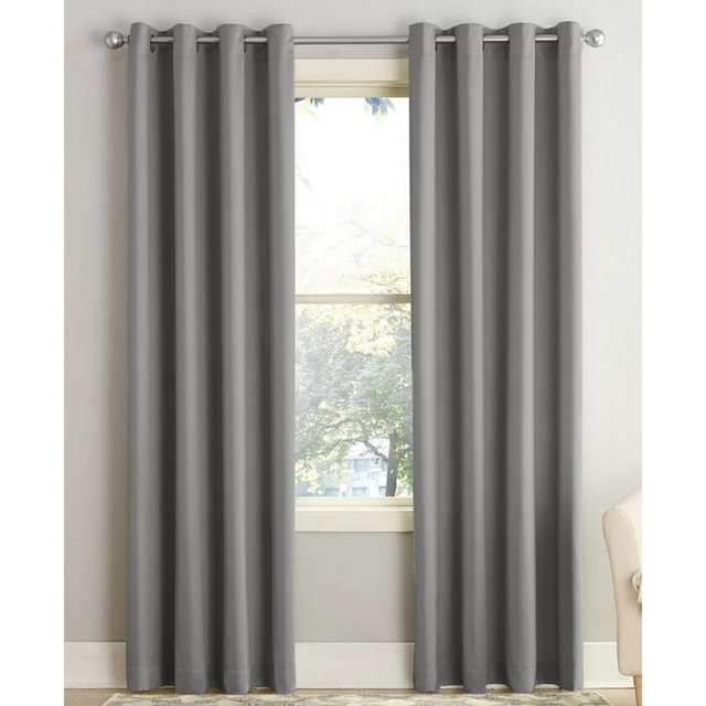 Sun Zero Grant 54" x 63" Grommet Top Curtain Panel