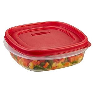 Rubbermaid Easy Find Lids Square 3-Cup Food Storage Container (Pack of 6)