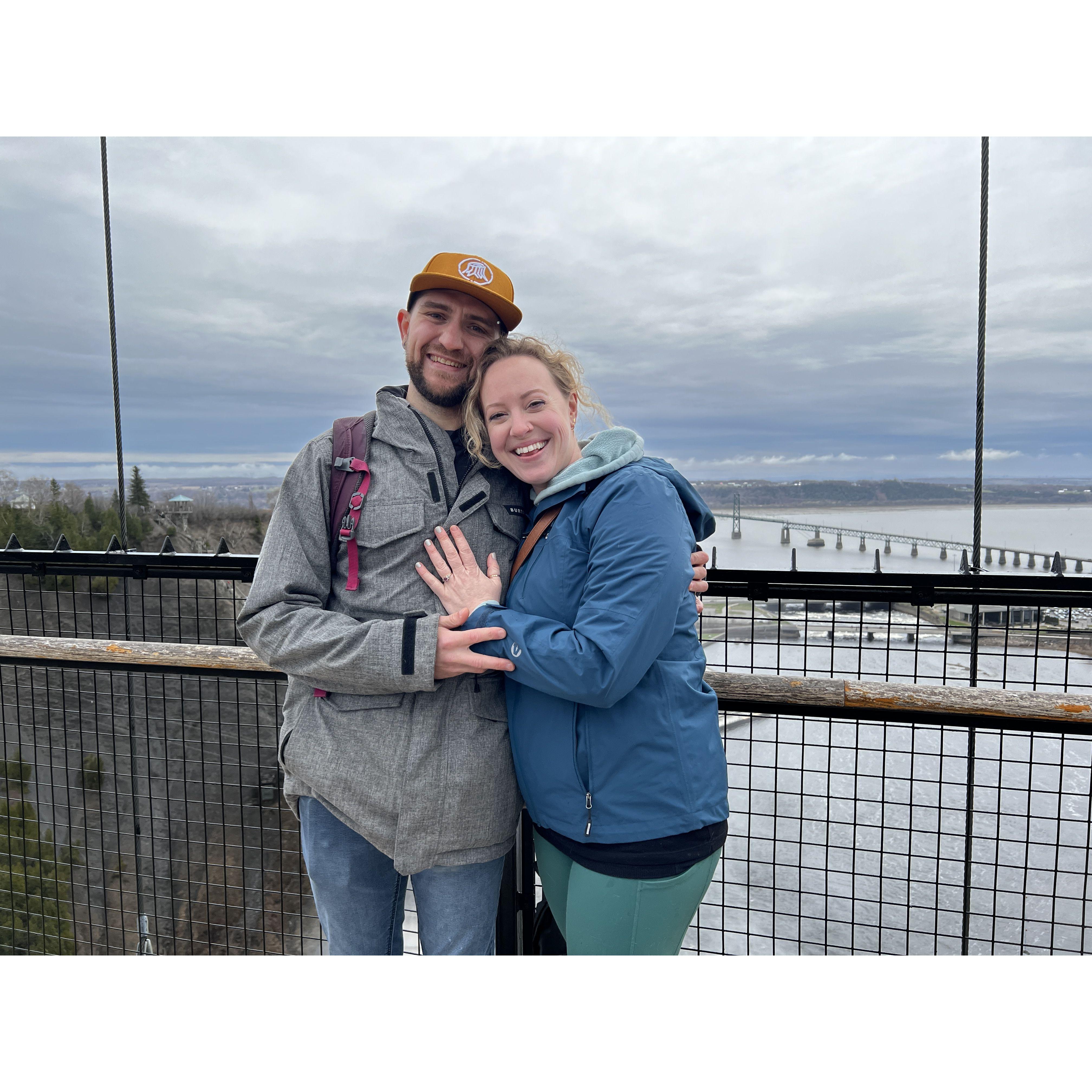 The weekend that we got engaged! (Quebec City, May 2024)