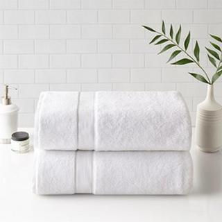 Signature Antimicrobial Cotton Bath Sheet, Set of 2